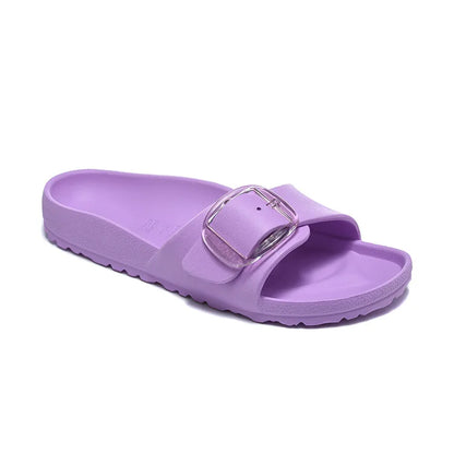 EVA Flat Sandals with One Strap for Women