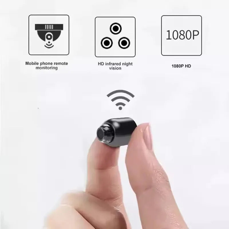 Wireless WiFi 1080P HD Mini Camera with Night Vision