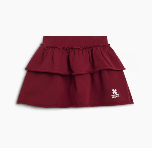 Kids Cute Print Cotton Sweatshirt and Skirt Set