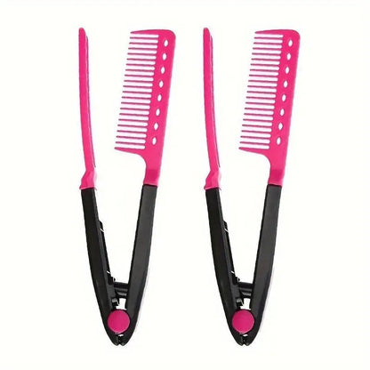 WANMEI Shaped Plastic Hair Detangling Comb