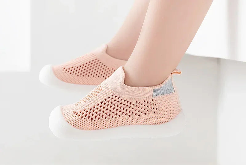 Breathable Mesh Knit Baby Sneakers for Toddlers