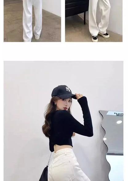 Women's Loose Denim Straight Leg Pants