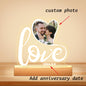 Personalized Acrylic Photo Frame for Couples Anniversary