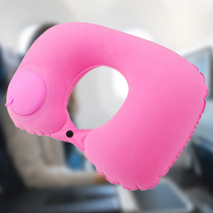 Self-Inflating Portable Travel Neck Pillow