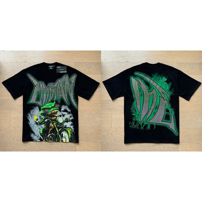 Mixed Emotion Cotton T-Shirt for Couples with Angel Print