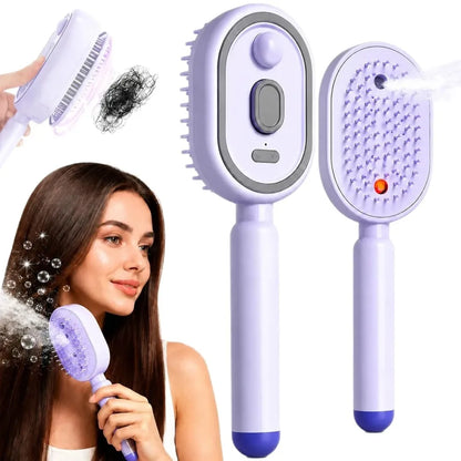 Electric Steam Hair Brush with USB-C Charging