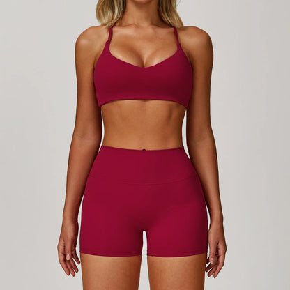 Yoga Suit Sports Set for Women Long Sleeve Athletic Wear