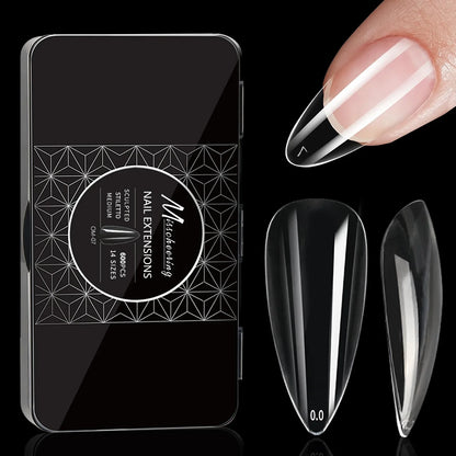 Soft Gel Full Cover Almond Fake Nails Box