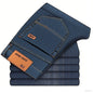 Men's Slim Fit Denim Jeans Casual Black Blue