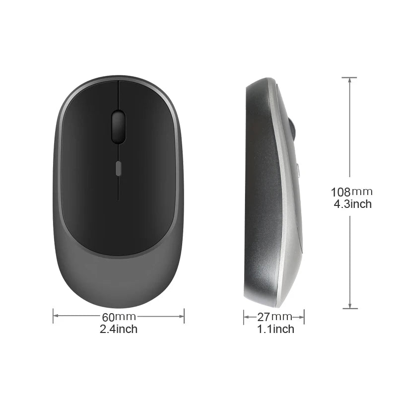 Wireless Rechargeable Bluetooth Mouse for Gaming