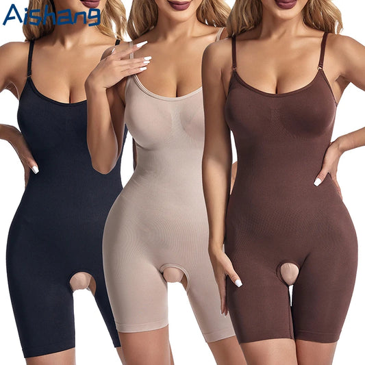 Women Seamless Compression Bodysuit Shapewear