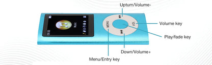Aluminum Alloy Slim MP3 Player with 1.8 Inch LCD Screen