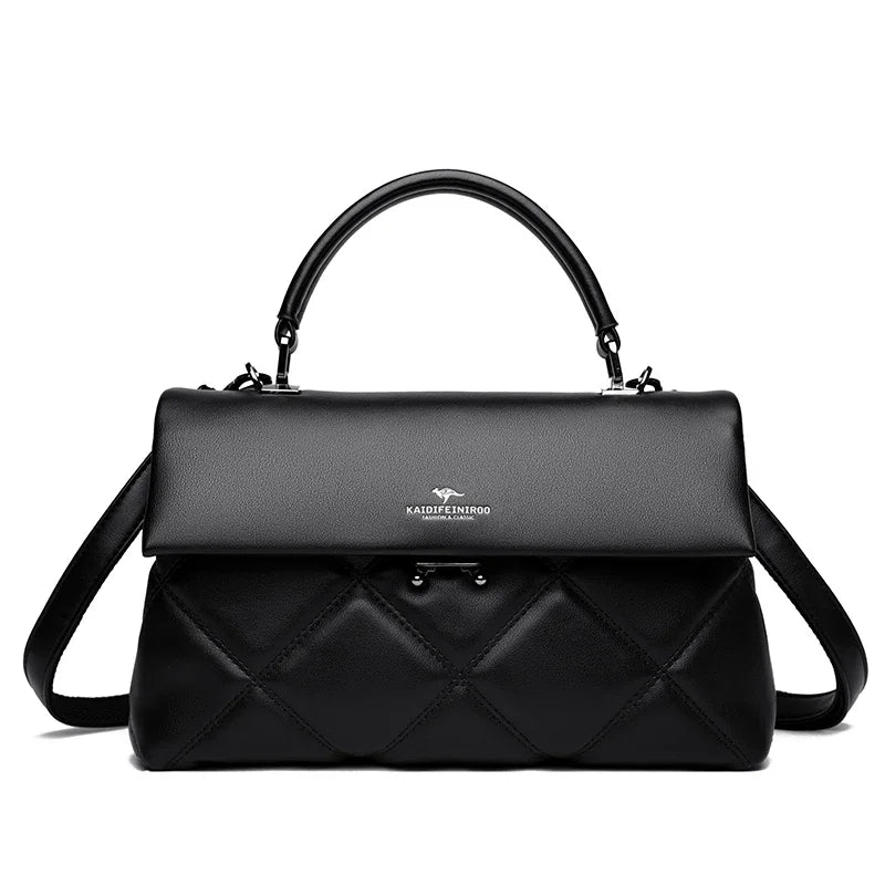 Women's Soft Leather Crossbody Handbag