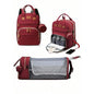 3 In 1 Waterproof Diaper Bag Backpack with USB Charge