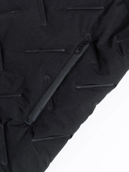 Mid-Length Quilted Padded Jacket for Men