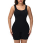 Wide Strap Bodysuit Shapewear for Women in Black/Nude