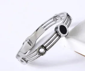 Classic Gold Plated Stainless Steel Cuff Bracelet