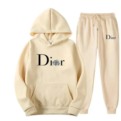 Men's Autumn Two-Piece Jogging Set with Sweatshirt and Pants