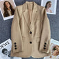 Elegant Long Sleeve Blazer Coat for Women