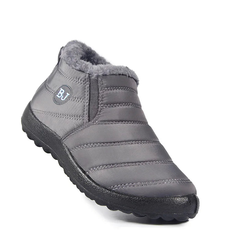 Waterproof Plush Ankle Snow Boots for Women