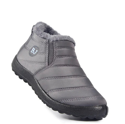 Waterproof Plush Ankle Snow Boots for Women
