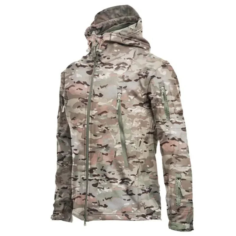 Men's Tactical Windproof Waterproof Soft Shell Jacket