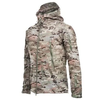 Men's Tactical Windproof Waterproof Soft Shell Jacket