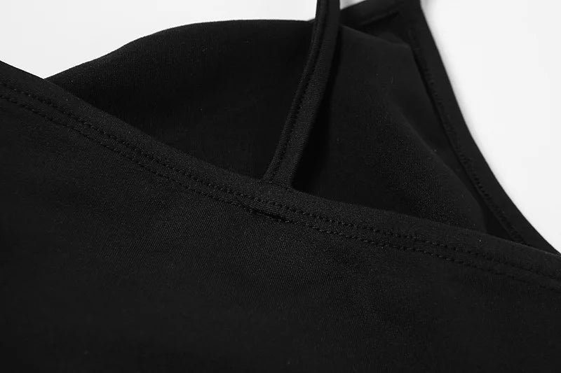 Spaghetti Strap Bodycon Dress Women Backless Slim Dress