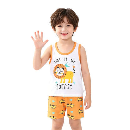 Cotton Summer Kids Clothing Set T-Shirt and Shorts