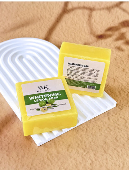 WK JALY Whitening Lemon Soap with Glutathione and Shea Butter