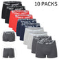 Men's Black Gold Printed Boxer Underwear 5/10 Pack