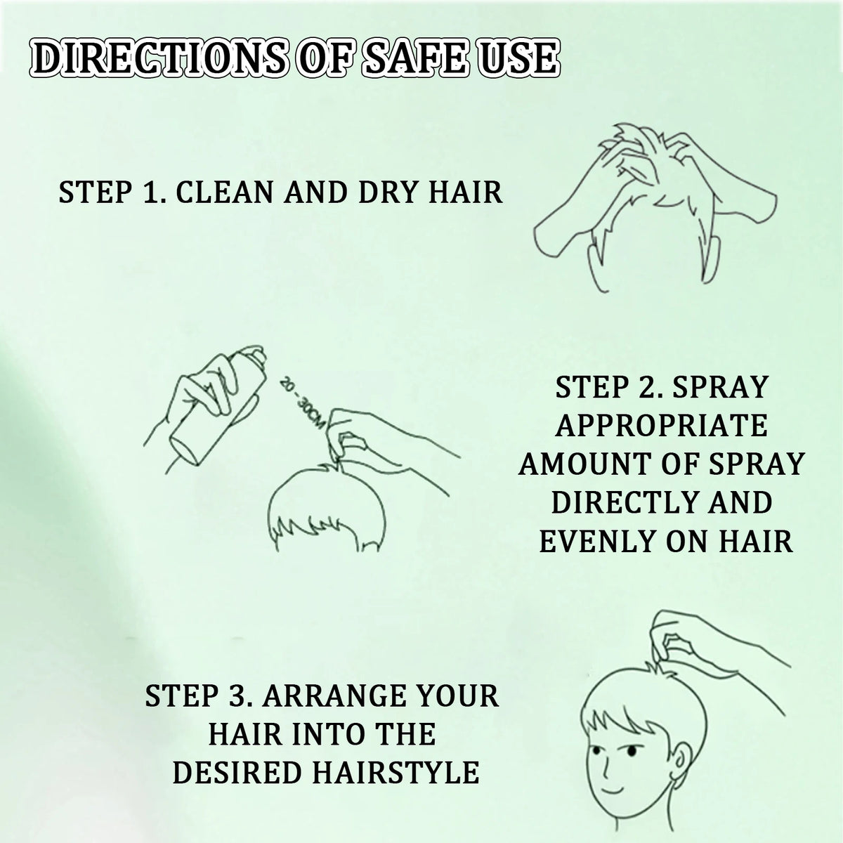 Eelhoe Hair Fluffy Styling Spray 100ML Nourishing Spray