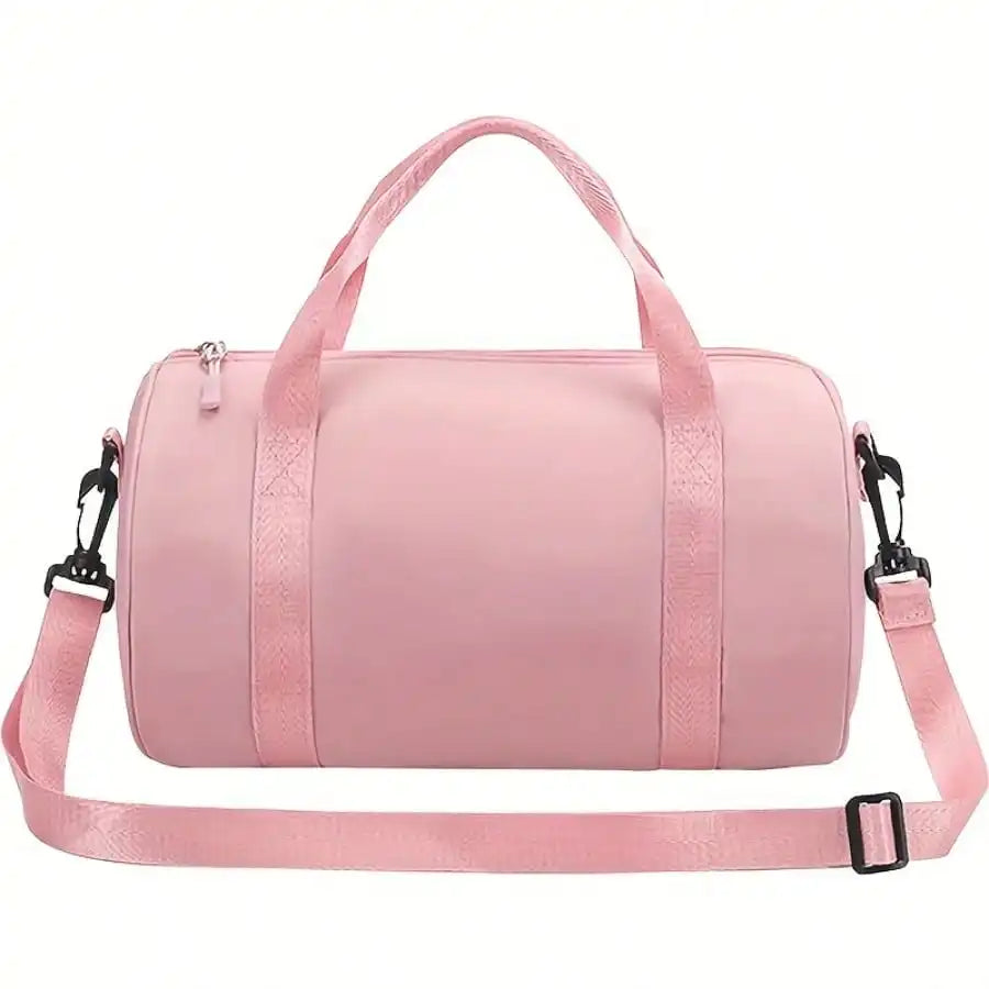 Mini Gym Bag Lightweight Pink Duffle Tote for Travel