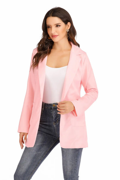 Slim Fit Polo Neck Cardigan Women's Coat