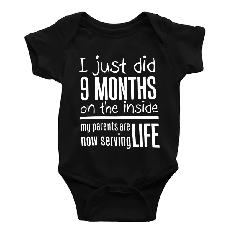 Funny I Just Did 9 Months Bodysuit for Infants