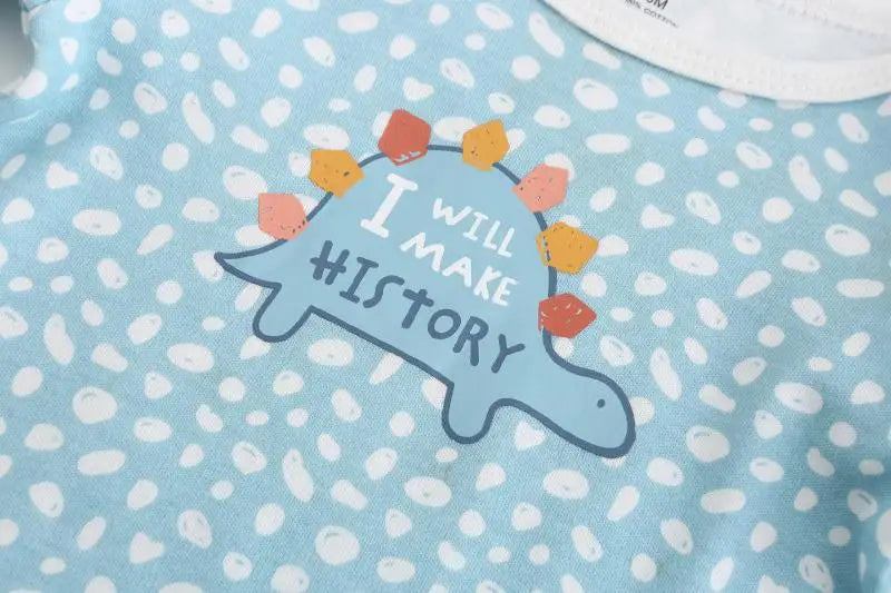 Kiddiezoom 3 Pcs Cotton Long Sleeve Baby Bodysuit