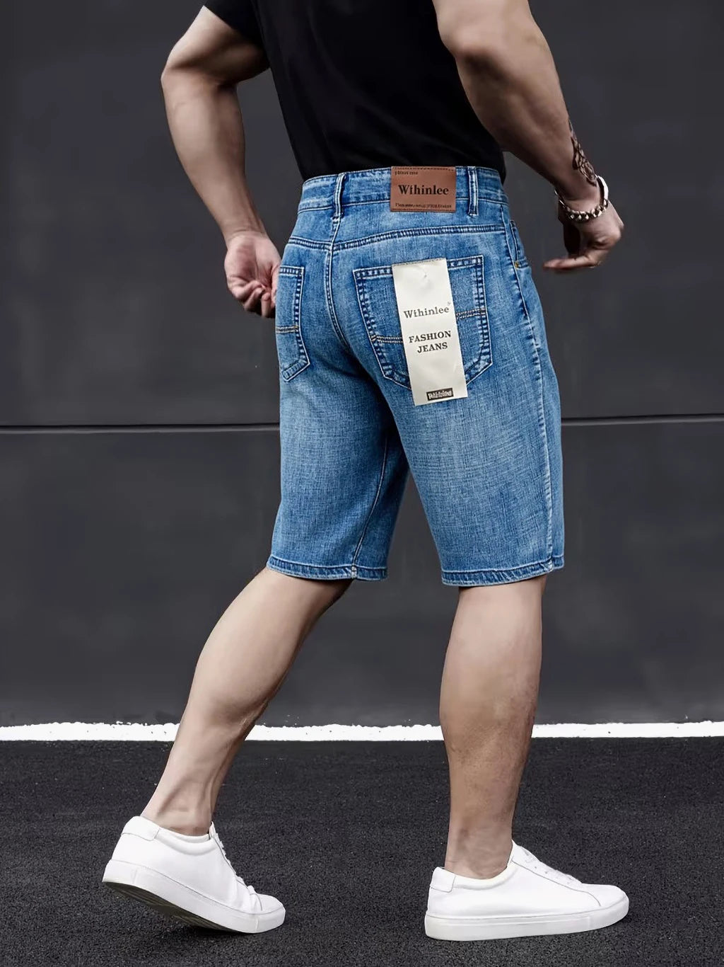 Wthinlee Men's Casual Straight Denim Jeans