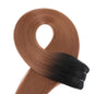 30 Inch Bone Straight Synthetic Hair Bundles Piano Blonde Ombre