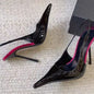 Fashion High Heels Women's Patent Leather Sandals