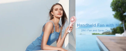 Portable Mini USB Rechargeable Humidifier Fan