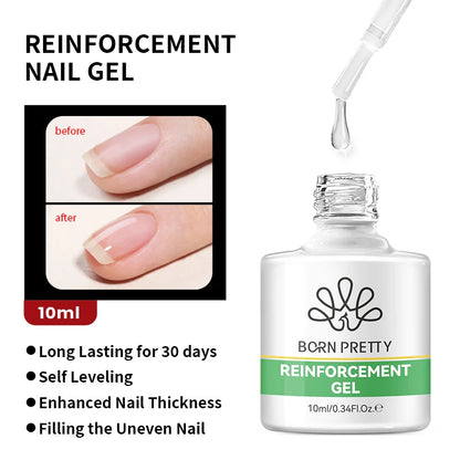 BORN PRETTY 10ml Rubber Gel Top Coat for Nails