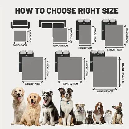 Waterproof Quilted Dog Bed Cover for Furniture
