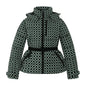 Women's Hooded Padded Winter Parka with Belt
