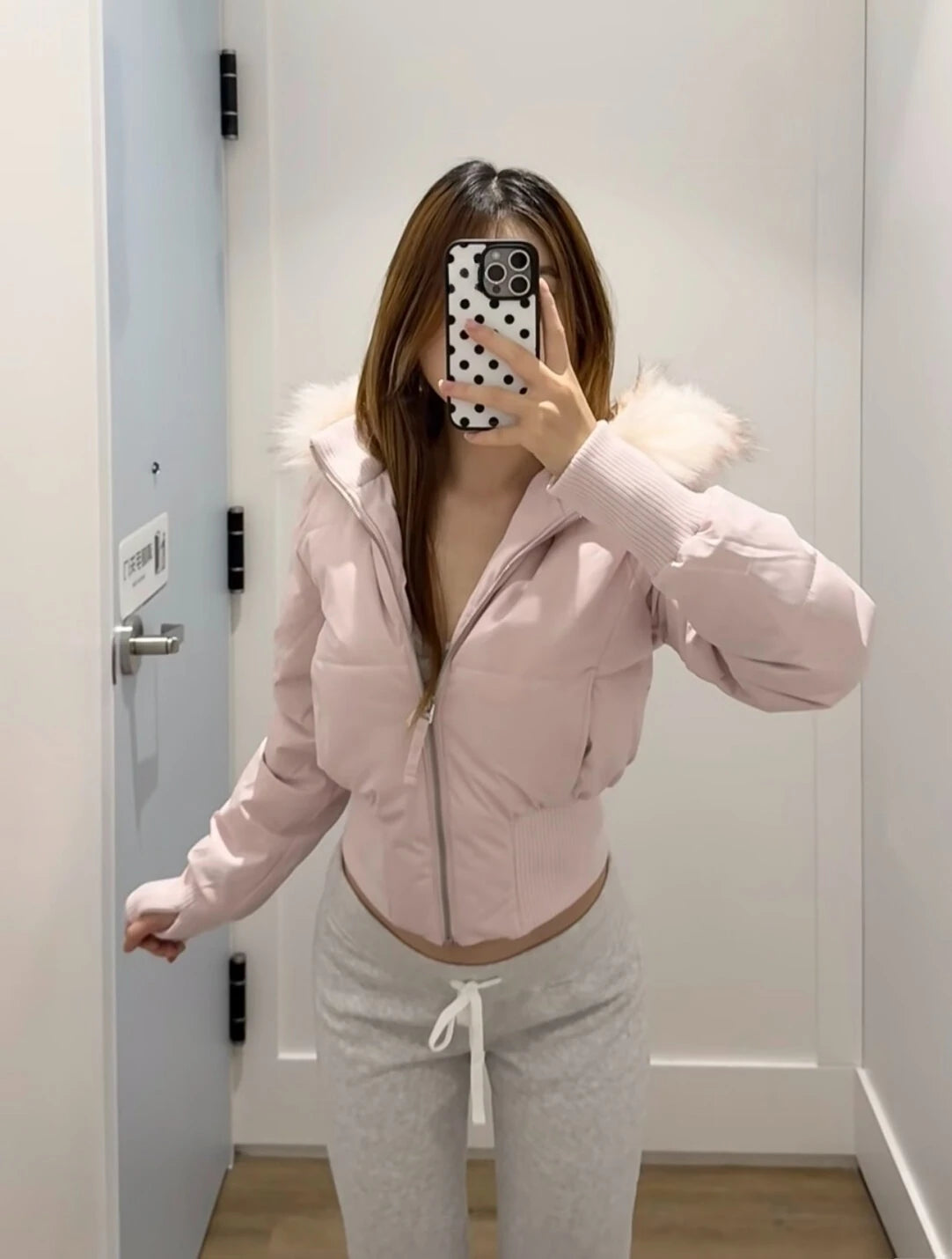 Hooded Women Zipper Sweatshirt Casual Grunge Jacket