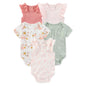 Kiddiezoom Cartoon Short Sleeve Baby Bodysuits 100% Cotton