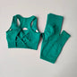 Women's 2PCS Sports Bra and Leggings Set for Yoga
