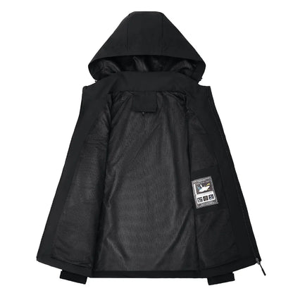 Men's Lightweight Waterproof Hooded Rain Jacket