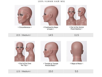 Short Bob Wig Straight Human Hair with Bangs