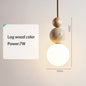 Yellow Travertine Pendant Light for Bedroom Kitchen