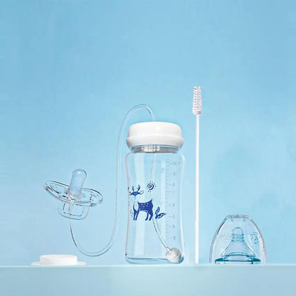 300ML Wide-neck Baby Bottle with Anti-Drop Gravity Ball